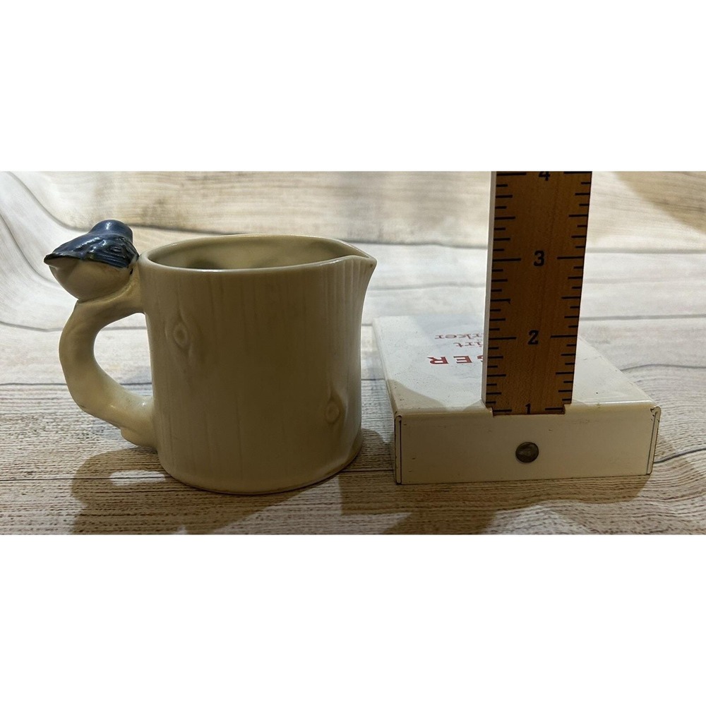 Hand Painted Takahashi 3D Blue Bird Creamer Ceramic San Francisco MUST SEE - Picture 5 of 8